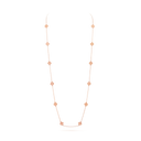 Sweet Alhambra 16-Motif Long Necklace in 18K Rose Gold