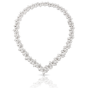 Goddess Garden Collier Combination in 18k White Gold with White Diamonds
