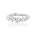 Goddess Garden Bracelet in 18k White Gold with White Diamonds