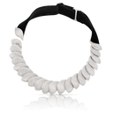 Aleluiá Choker Combination in 18k White Gold with White Diamonds