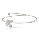 Petit Garden Choker in 18k White Gold with White Diamonds