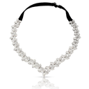 Goddess Garden Collier Combination in 18k White Gold with White Diamonds
