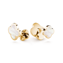 Pure Alhambra Cufflinks in 18K Yellow Gold with Mother-of-Pearl