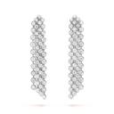 Palmyre 4-Row Earrings with Diamonds
