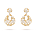 Snowflake Earrings Small Model with Diamonds