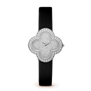 Alhambra Watch in 18K White Gold with Diamonds