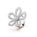 Flowerlace Ring in 18K White Gold with Diamond