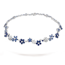 Folie des Prés Necklace with Sapphires and Diamonds