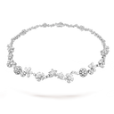 Folie des Prés Necklace in 18K White Gold with Diamonds