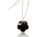 Ton Joli Necklace in 18k Rose Gold with Onyx and Diamonds