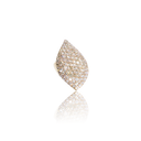 Aleluiá Ear Cuff in 18k Rose Gold with White and Champagne Diamonds