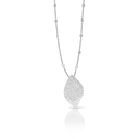 Aleluiá Necklace in 18k White Gold with Diamonds