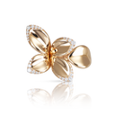 Five Leaves Small Flower Ring in Rose Gold