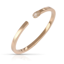 Accendimi Bracelet in 18k Rose Gold with White and Champagne Diamonds