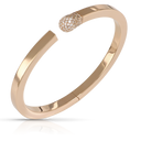 Accendimi Bracelet in 18k Rose Gold with White and Champagne Diamonds