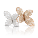 Double Flower Ring in Rose Gold