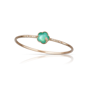 Petit Joli Bracelet in 18k Rose Gold with Lunar Garden Gem and White and Champagne Diamonds