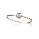 Petit Joli Bracelet in 18k Rose Gold with Onyx and White Moonstone and Diamonds