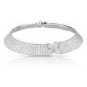 Heart to Earth Collier in 18k White Gold with Diamonds