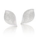 Aleluiá Earrings in 18k White Gold with White Diamonds