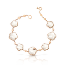 Ton Joli Bracelet in 18k Rose Gold with Pearl of The Moon Gem and Diamonds