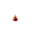 Divas' Dream Single Earring Belle Vante Ethical Rose Gold Carnelian Diamonds