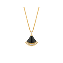 Divas' Dream Necklace Belle Vante Ethical Yellow Gold Black Onyx Diamonds