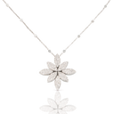 Ghirlanda Necklace in 18k White Gold with White Diamonds
