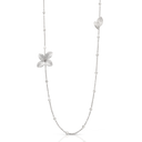 Giardini Segreti Necklace in 18k White Gold with White Diamonds
