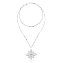 Ghirlanda Necklace in 18k White Gold with White Diamonds