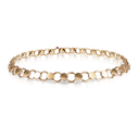 Luce Small Link Chain Collier in 18k Rose Gold with Diamond