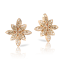 Ghirlanda Diamond Earrings in Rose Gold