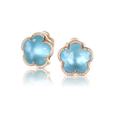 Bon Ton Flower Earrings in Rose Gold