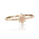 Ghirlanda Bracelet in 18k Rose Gold with White and Champagne Diamonds