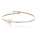 Petit Garden Choker in 18k Rose Gold with White Diamonds