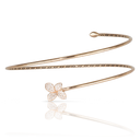 Petit Garden Choker in 18k Rose Gold with White Diamonds
