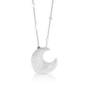 Rosina Necklace in 18k White Gold with White Diamonds