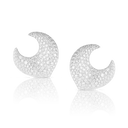 Rosina Earrings in 18k White Gold with White Diamonds