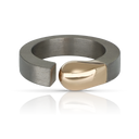 Accendimi Ring in Rose Gold and Grey Titanium