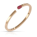 Accendimi Bracelet in 18k Rose Gold with Rubies