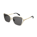 Serpenti Belle Vante Ethical Rectangular Sunglasses Grey