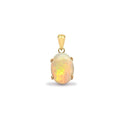 18ct Yellow Gold Opal Pendant