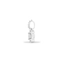18ct White Gold Natural Diamond Pendant