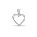 18ct White 0.06ct Natural Diamond Pendant