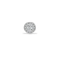 18ct White 0.25ct Natural Diamond Cluster Pendant