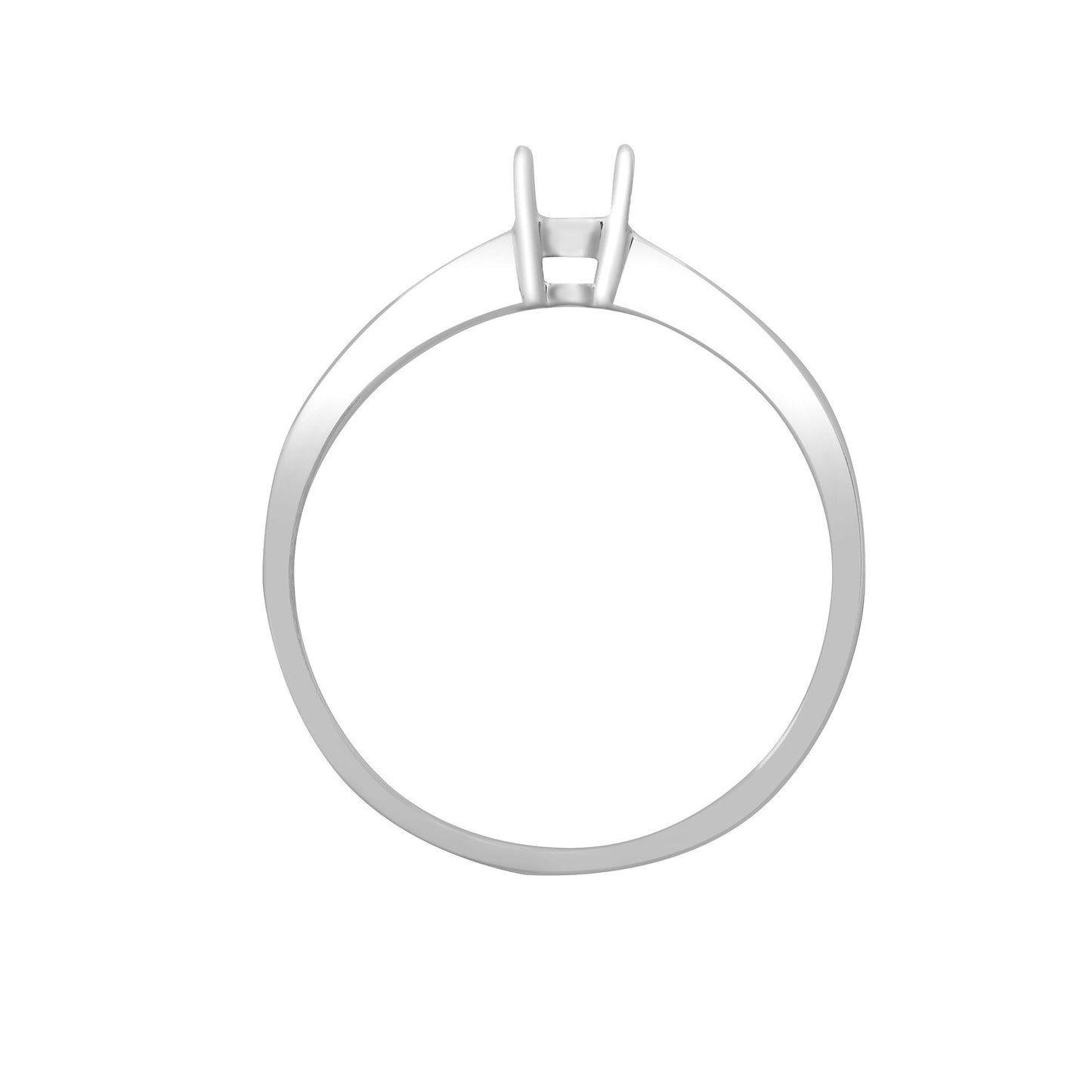 18ct White Gold 0.28ct Natural Diamond Ring. Fits 0.50ct