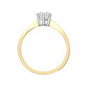 18ct Gold 25pts Solitaire Natural Diamond Ring