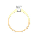 18ct Gold 25pts Solitaire Natural Diamond Ring