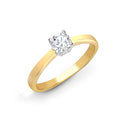 18ct Gold 25pts Solitaire Natural Diamond Ring