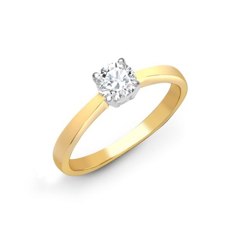 18ct Yellow Gold 2.00ct Solitaire Natural Diamond Ring